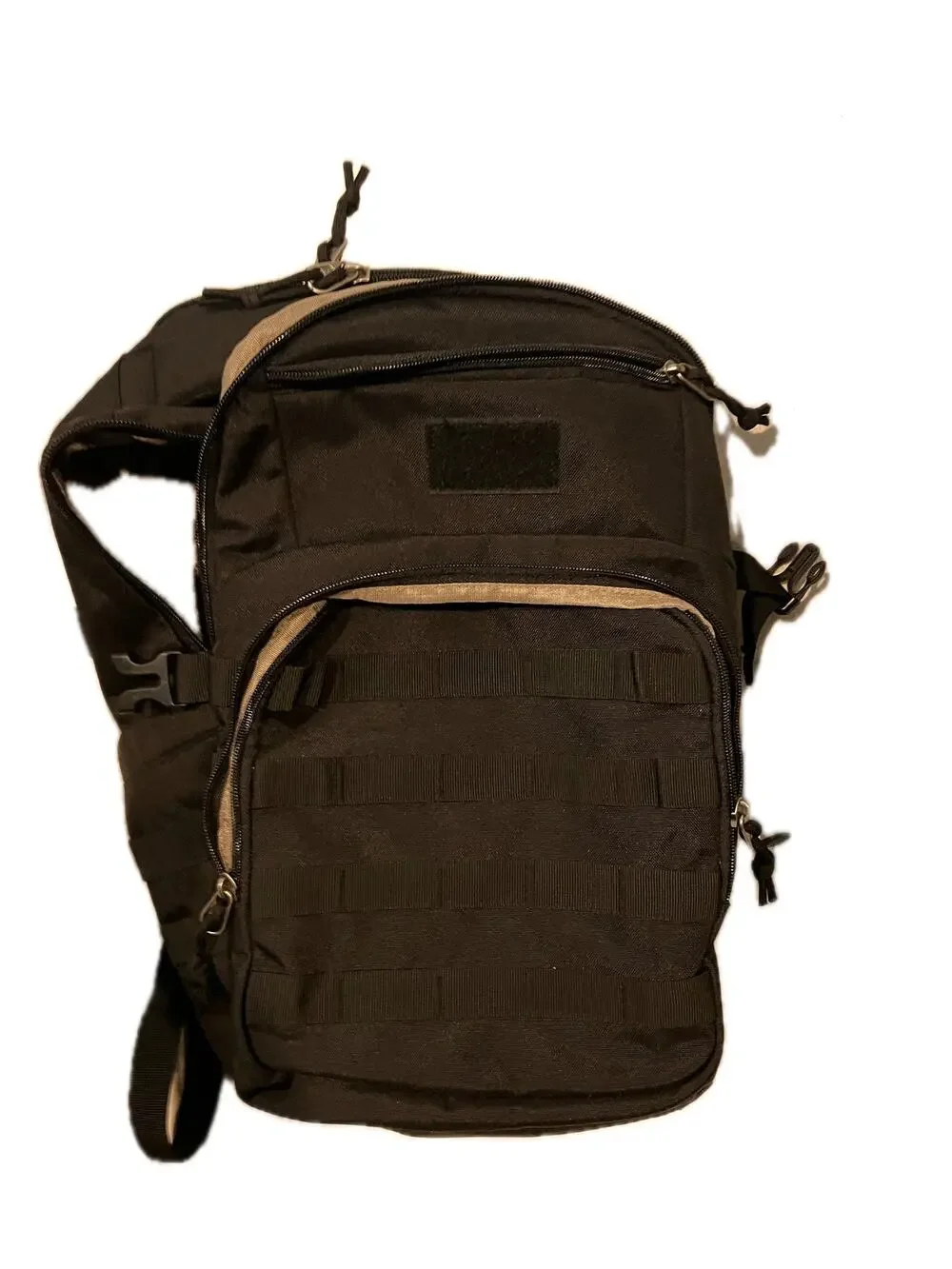 No Label 24L Computer/Tactical Backpack Black